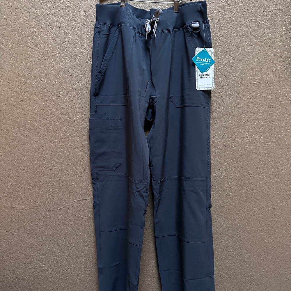 Essential Threads ProAG Scrub Pants XL Charcoal Antimicrobial